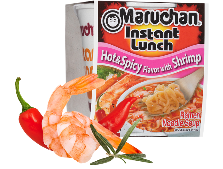HOT & SPICY FLAVOR WITH SHRIMP